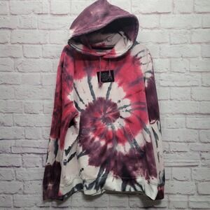 Y2K Aeropostale Tie Dye Hoodie Sweatshirt Mens 2XL Pullover Grunge Streetwear